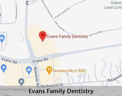 Map image for Dental Restorations in San Antonio, TX